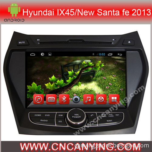 Car DVD Player for Pure Android 4.2.2 Car DVD Player with A9 CPU Capacitive Touch Screen GPS Bluetooth for Hyundai IX45 (AD-8022)